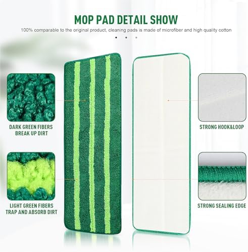 3 Pack Microfiber Mop Refills for Libman Freedom Spray Mop