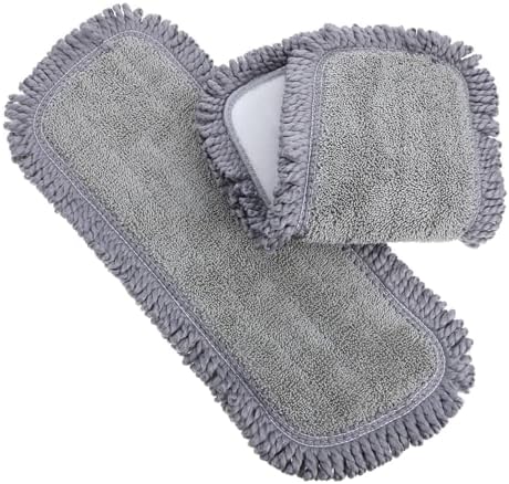 2pcs Microfiber Mop Pads for Efficient Floor Cleaning 1