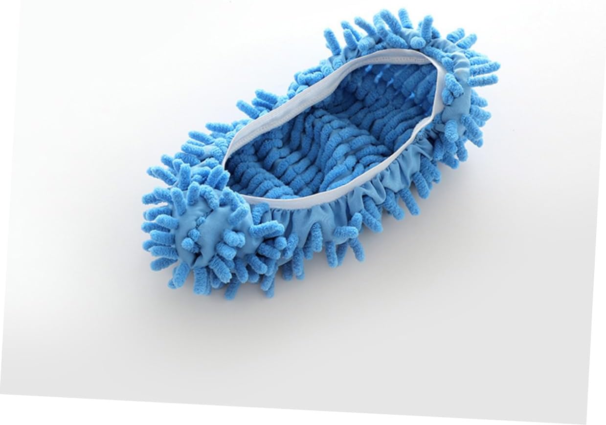 Minkissy 6pcs Microfiber Mop Slippers with Foot Socks