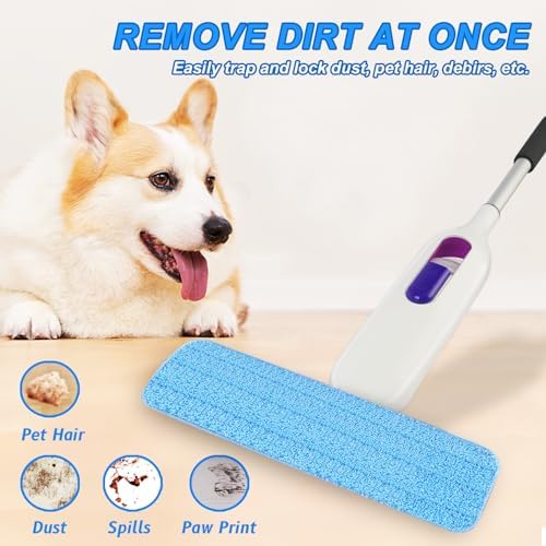 5 Pack Reusable Mop Pads for Swiffer PowerMop 15 Microfiber Refills 1
