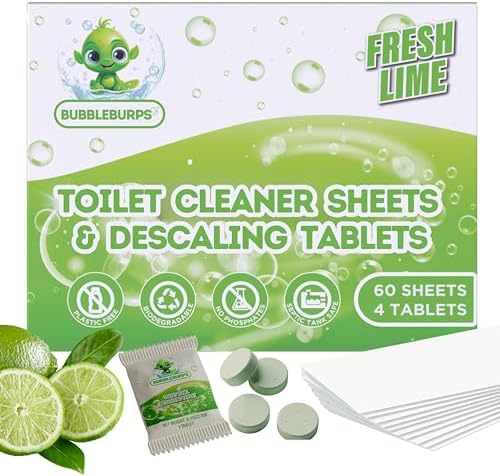 Bubbleburps Toilet Cleaner Sheets Tablets Combo