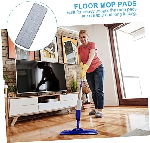SHERCHPRY 2pcs Microfiber Mop Pads - Wet Dry Cleaning