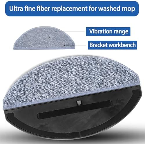 8 Pack Roborock Q10 Mop Cloth Replacement Pads