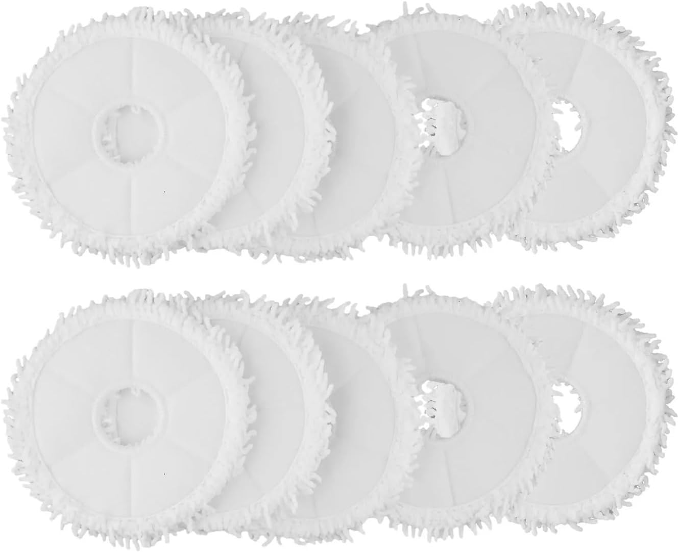 Vamarads 4 or 10 Pcs Vacuum Mop Soft Microfiber Cloths Kit
