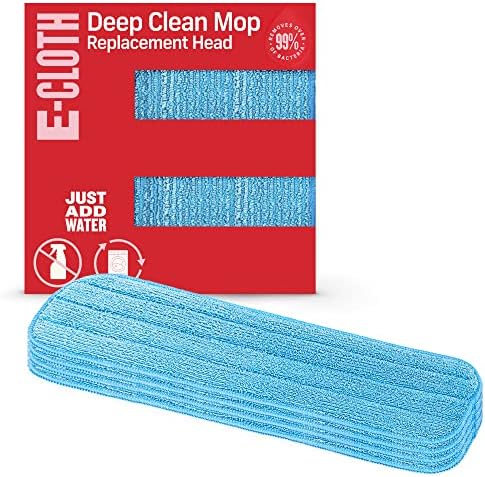 E-Cloth Deep Clean Microfiber Mop Head - 4 Pack