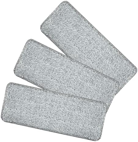 3pcs Microfiber Mop Pads Replacement for Wet Dry Floor Cleaning