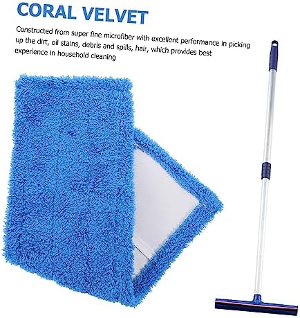 CALLARON Microfiber Dust Mop Replacement Head Blue