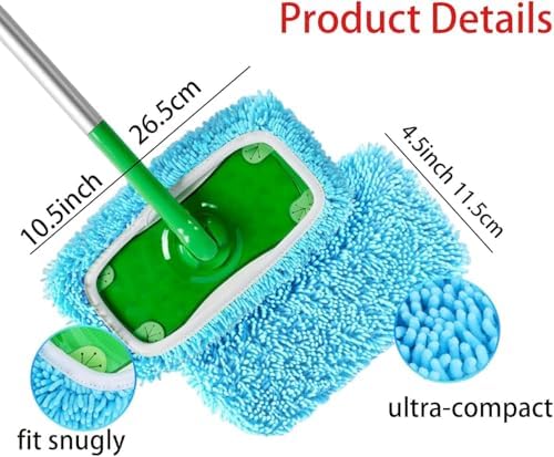 Artisticto Reusable Mop Pads 2pcs Gray