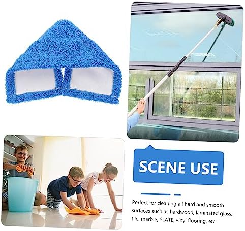 CALLARON Microfiber Dust Mop Replacement Head Blue