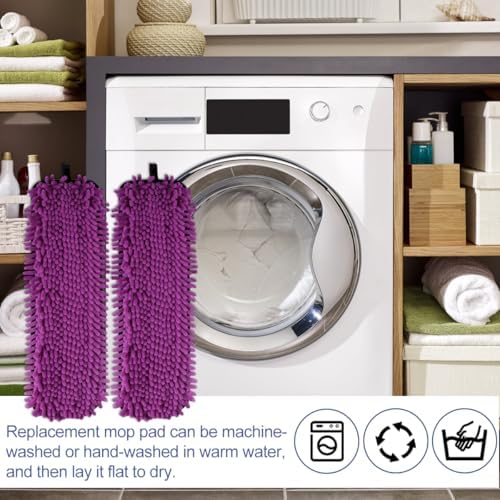 Diteje 5 Pack Replacement Mop Pads for Bona Reusable and Washable