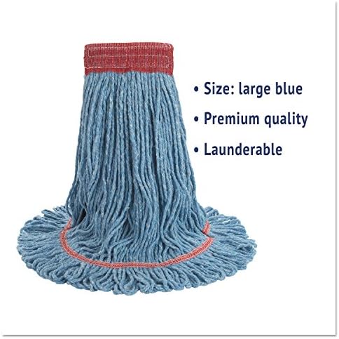 Boardwalk BWK503BLCT 5 Inch Super Loop Mop Head