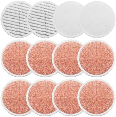 BeiLan Spin Wave Mop Pads 12 Pack Replacement for Bissell