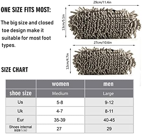 Bulletgxll Mop Slippers for Cleaning - Soft Microfiber Floor Mop Slippers