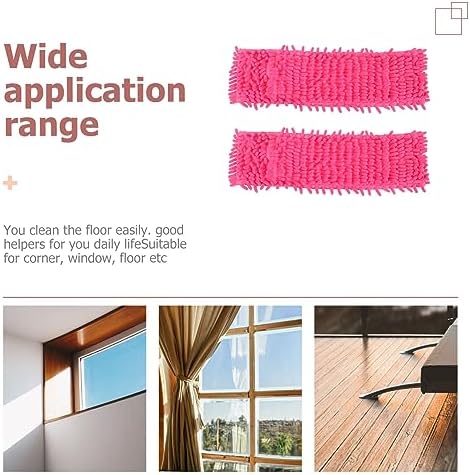 PACKOVE 2-Pack Microfiber Mop Cloth Replacement