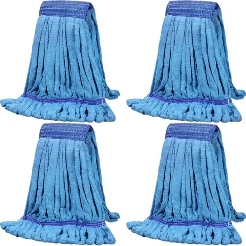 Lallisa 4 Pcs Medium Blue Mop Head Refill