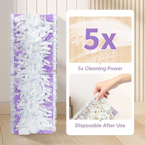 LOVECO 25 Count Power Mop Refills for Swiffer