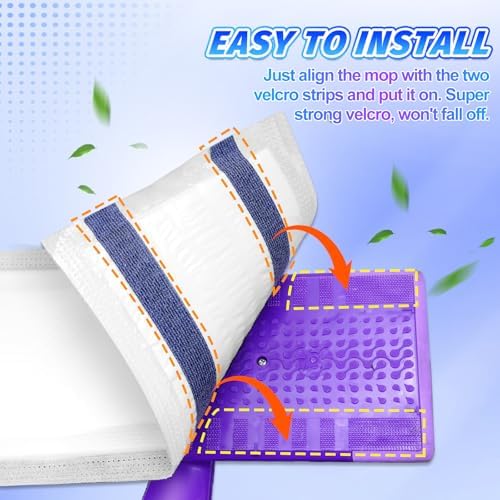 YagoDago 25 Count Swiffer Compatible Mop Pads
