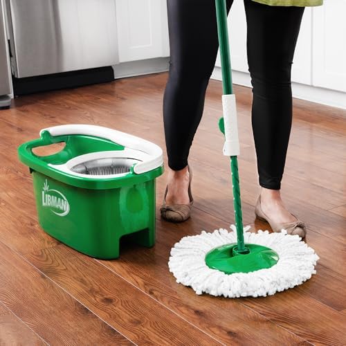 Libman Tornado Spin Mop Refills - 4-Pack Microfiber Heads