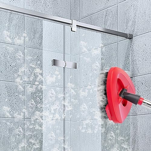 Rotating Scrub Brush Head for Mop 180-Degree Swivel Replacement