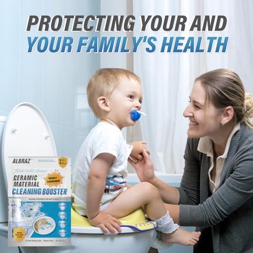 ALBRAZ Splash Toilet Cleaner - Automatic Foam Deep Cleaning