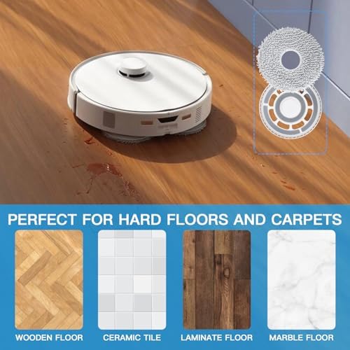 Fixbetter Replacement Mop Cloths with Holder for Roborock Models