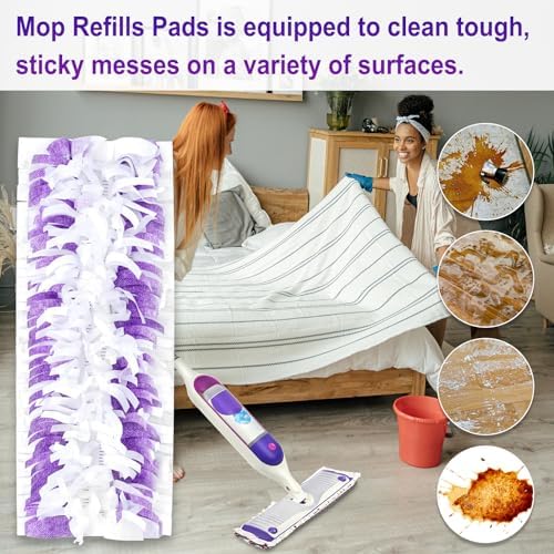 25 Pack Disposable Mopping Pads for Swiffer PowerMop 1