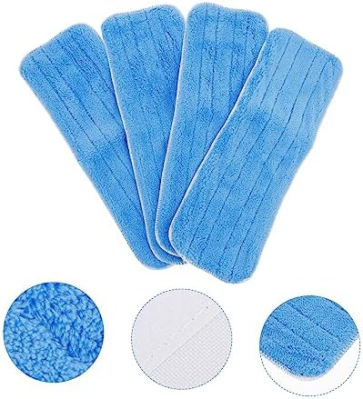 4pcs Cedar Mop Head Replacements for Steam Pads Swifter Vacuum Refills