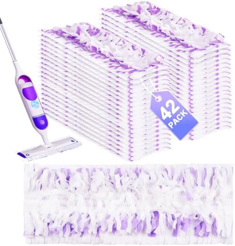 42 Count Kamitaly Swiffer Power Mop Refills 14-Layer Multi-Surface Replacement Pads