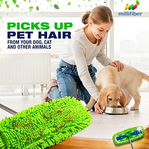 Millifiber X-Large Dust Mop Refill 4 Pack - Pet Friendly Dry Mop Pads