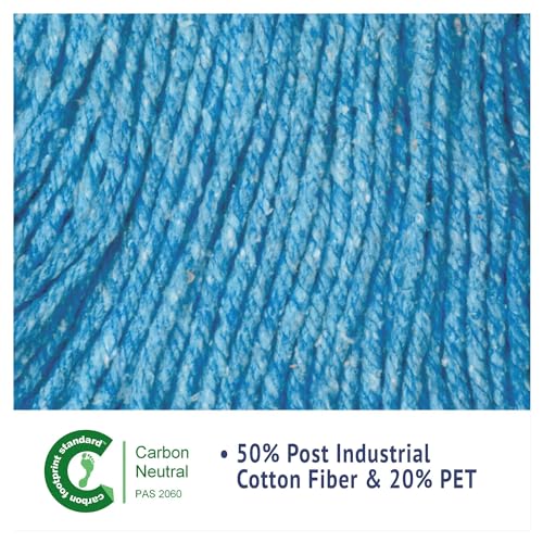 Boardwalk Super Loop Wet Mop Head - Medium Blue 5 Headband 1