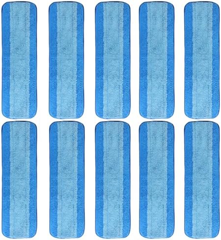 10 Pack Microfiber Mop Pads for Bona Mop Reusable Machine Washable