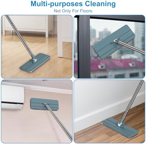 Aifacay 13 Inch Reusable Microfiber Mop Pad Refills - 6 Pack