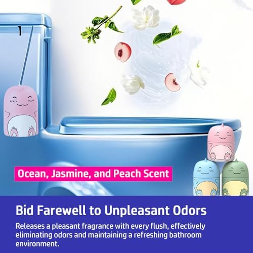 CloudMades Cute Dinosaur Toilet Cleaner Bottle with Scent