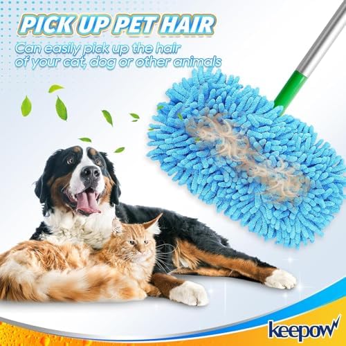 KEEPOW Reusable Microfiber Mop Pads 6 Pack 1