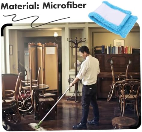 2pcs Coral Microfiber Mop Replacement Pads for Easy Cleaning