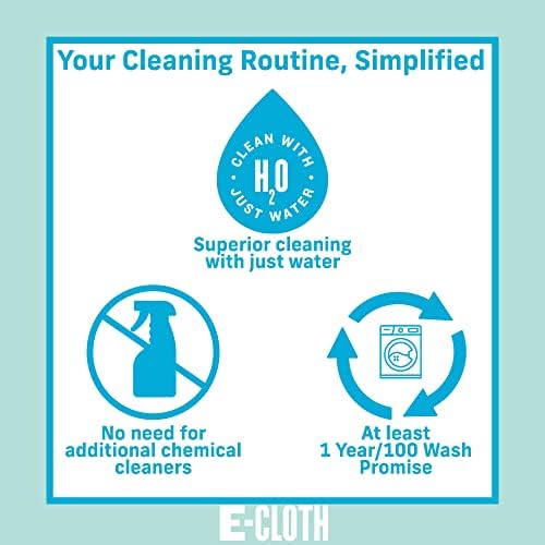 E-Cloth Deep Clean Replacement Microfiber Mop Heads 2 Pack
