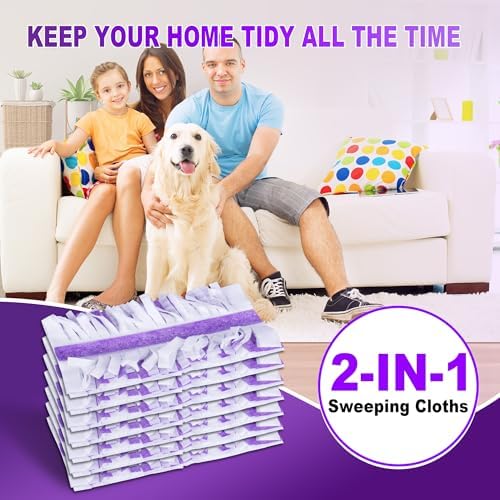 FORSPEEDER 7-Piece Mopping Pads Refill for Swiffer WetJet