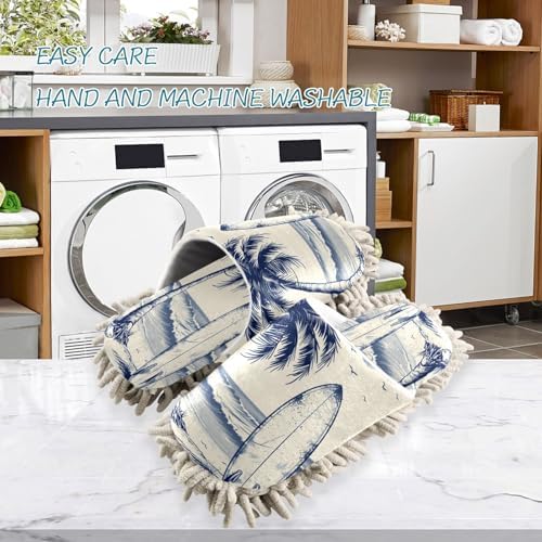 FLildon Microfiber Mop Slippers for House Floor Cleaning 1