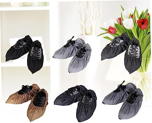 PACKOVE Mopping Shoes Cover 1 Pair Non-Slip Cleaning Shoes for Home