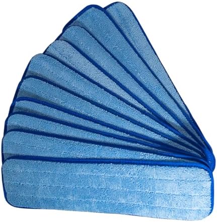DiamaPro Microfiber 18 Inch 10-Pack Mop Pads