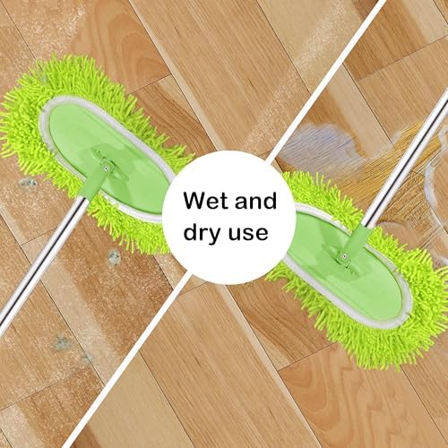 Reusable Microfiber Mop Pads 4 Pack Green 1
