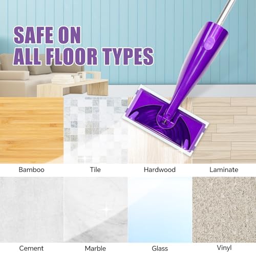 YFUARY 60 Count Swiffer Wet Jet Refill Pads Multi-Surface