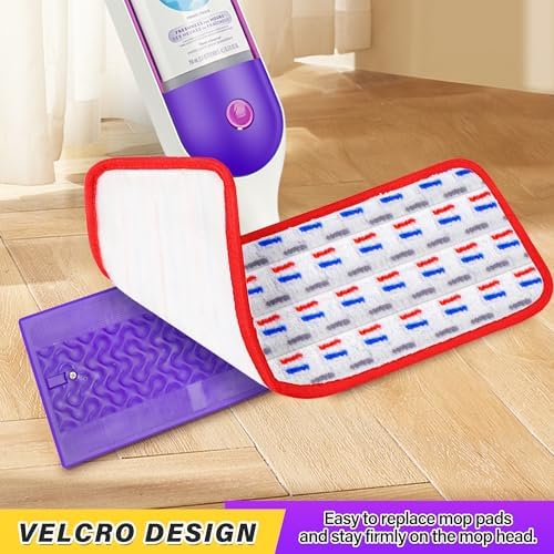 FORSPEEDER 8 Pack Reusable Mop Pads for Swiffer PowerMop 15 Mop Refills