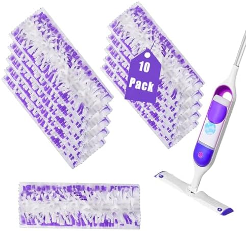 YFLY 10 Pack Disposable Mopping Pads for Swiffer PowerMop