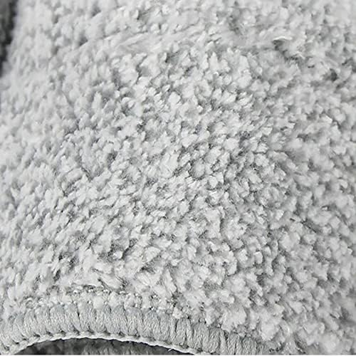 YOUSHANGJIA Heavy Duty Microfiber Mop Refill Pads 6-Pack 15 Inch Gray