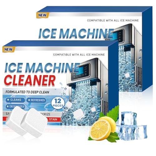 iaredon Ice Maker Descaler Cleaner Tablets 12 Pack