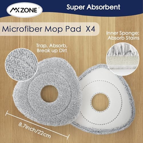 MXZONE Spin Mop Pad Replacement Set