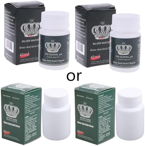 2Pcs Jewelry Cleaner Rust Remover Anti Tarnish Detergent