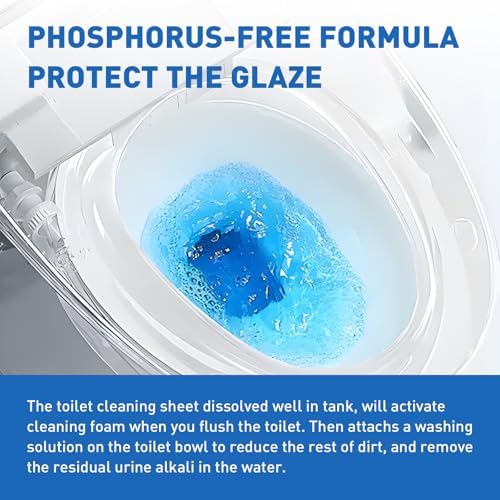YUCO Toilet Cleaner Sheets 60 Washes No Splash Fresh Scent