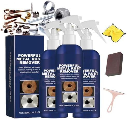 2024 New Powerful Metal Rust Remover Spray 3PCS 1